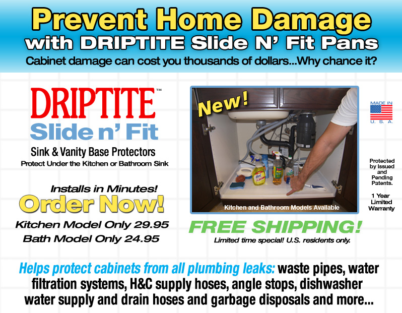 under sink drip pans