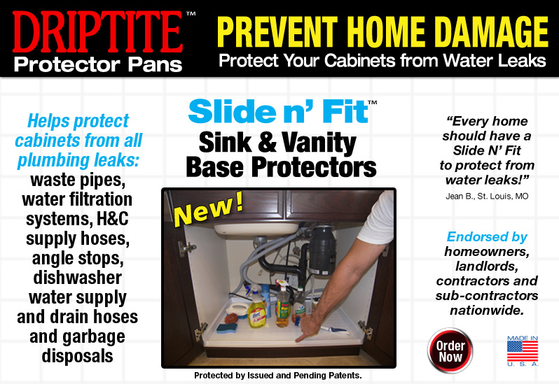 Driptite Slide N Fit Under Sink Pan